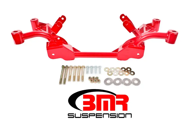 Bmr 82-82 3Rd Gen F-Body K-Member W/ Ls1 Motor Mounts And Std. Rack Mounts - Red 1