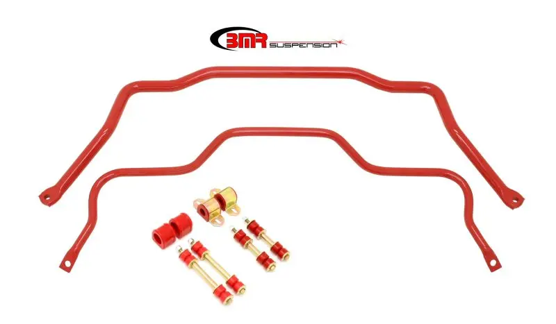 Bmr 82-82 3Rd Gen F-Body Front & Rear Sway Bar Kit W/ Bushings - Red 1
