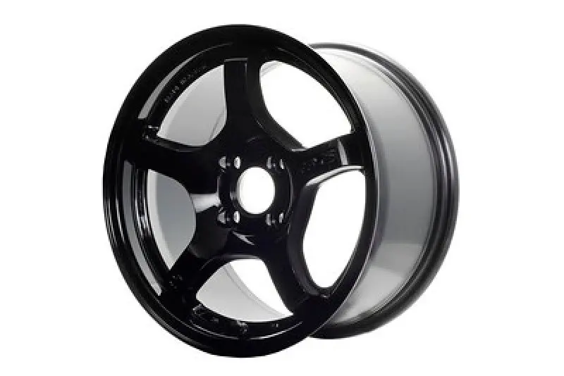 Gram Lights 57Cr 18X7.5 +50 5-100 Glossy Black Wheel 1