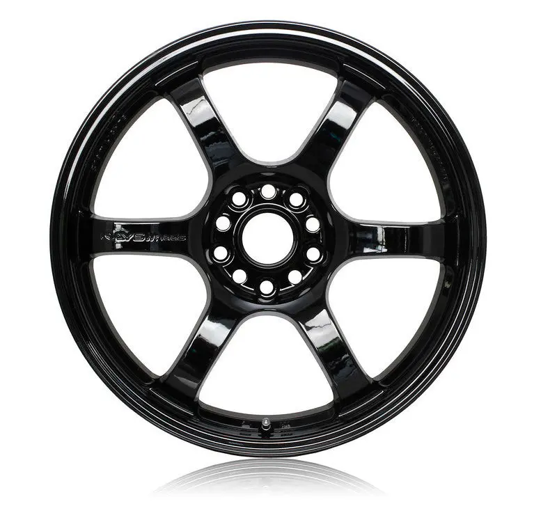 Gram Lights 57Dr 18X9.5 +38 5-100 Glossy Black Wheel 1