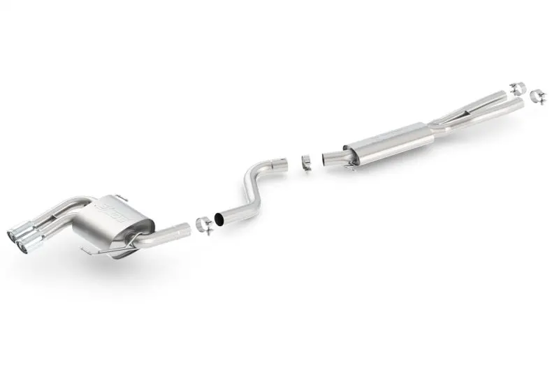 Borla 08-12 Bmw 328I Sdm E90 2.0L Rwd Dual Left Rear Exit Touring Cat-Back Exhaust 1