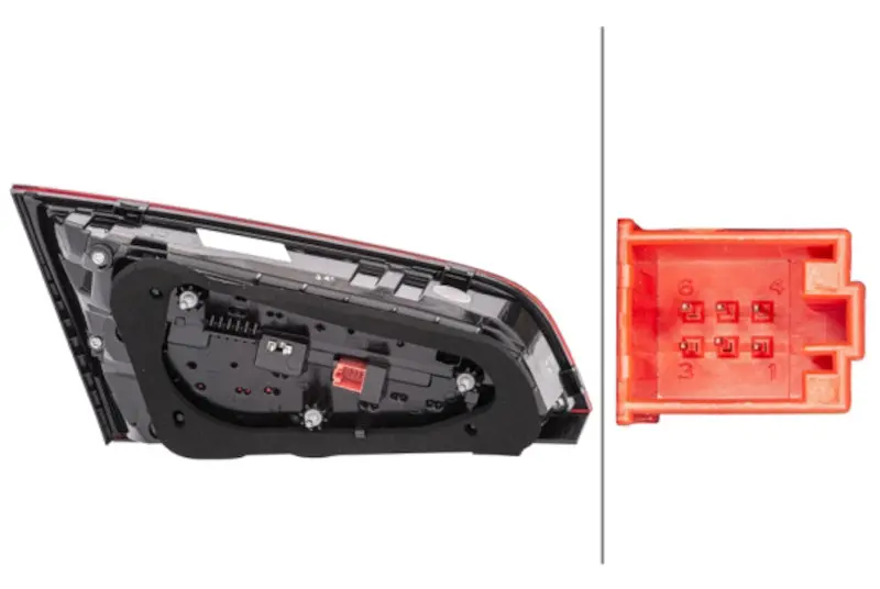 Hella 2017-2018 Audi A3 Right Tail Light 1