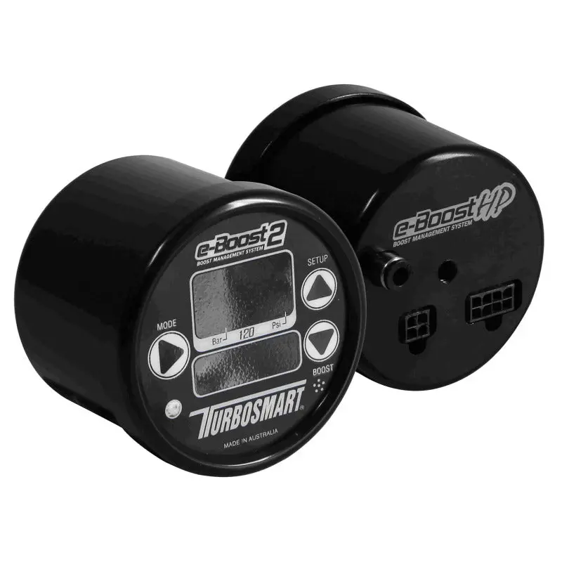 Turbosmart Eboost2 Hp - 60Mm Black Face/Black Bezel 120Psi Boost Controller W/ 4 Port Solenoid 1