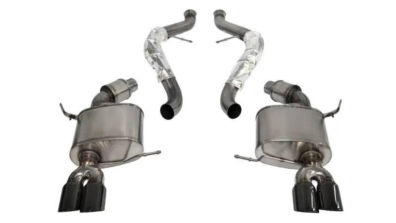 Corsa 2008-2012 Bmw M3 Convertible E93 Black Sport Cat-Back Exhaust 1