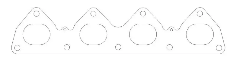 Cometic Honda All H22s 92-01 .030 Inch Mls Exhaust Manifold Gasket 1.770 Inch X 1.380 Inch Port 1