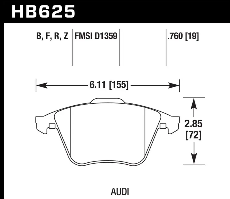 Hawk Hps Street Brake Pads 1