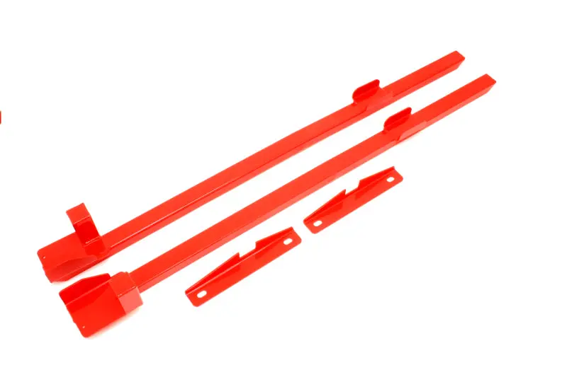 Bmr 79-93 Fox Mustang Hardtop Only Weld-On Boxed Premium Subframe Connectors - Red 1