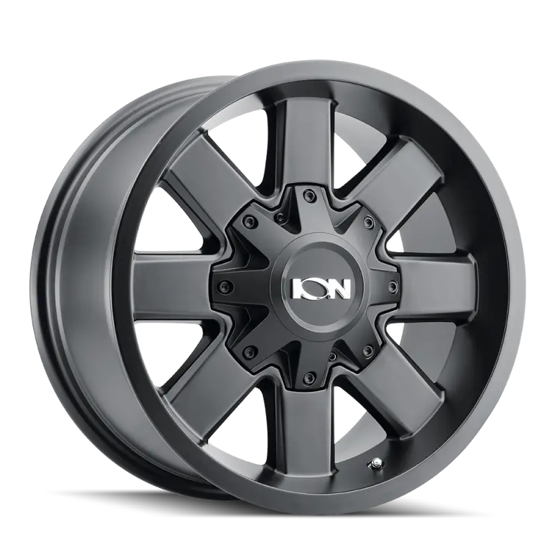 Ion Type 141 20X9 / 8X180 Bp / 18Mm Offset / 124.1Mm Hub Satin Black Wheel 1