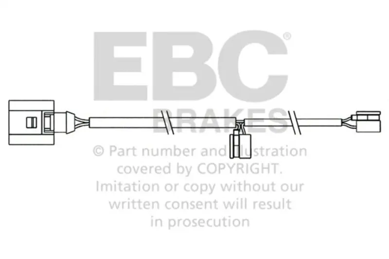 Ebc 2008 Porsche Cayenne (1St Gen) 4.8L Turbo Rear Wear Leads 1