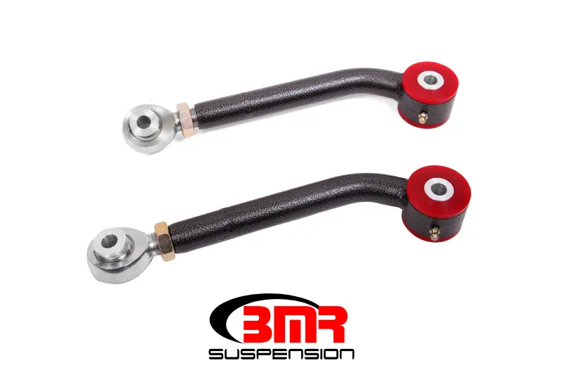 Bmr 08-17 Challenger Upper Trailing Arms W/ Single Adj. Poly/Rod Ends - Black Hammertone 1
