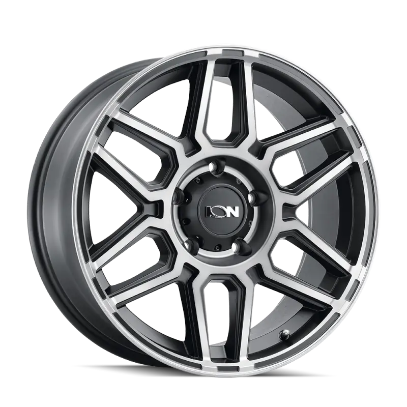 Ion Type 146 17X9 / 6X139.7 Bp / 0Mm Offset / 106Mm Hub Matte Black W/Machined Dart Tint Wheel 2