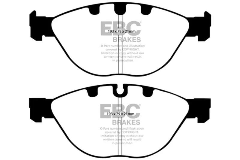 Ebc 06-10 Bmw M5 5.0 (E60) Redstuff Front Brake Pads 1