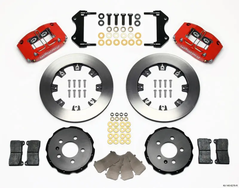 Wilwood Dynapro Radial Front Kit 12.19In Red 99-03 Jetta Iv & Golf Iv 1