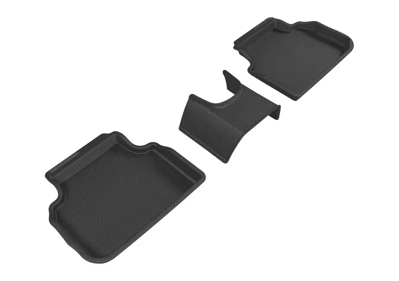 3D Maxpider 2016-2019 Mini Clubman Kagu 2Nd Row Floormats - Black 1