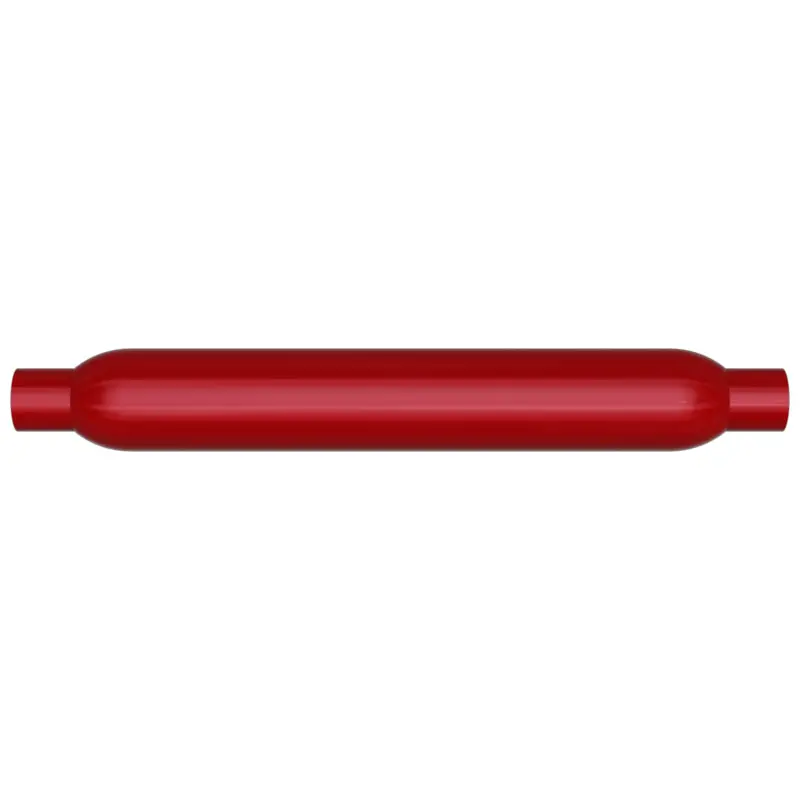 Magnaflow Muffler Red Pack Series Glasspack 3.5In Rd 22In Body Length 2In/2In Inlet/Outlet 1