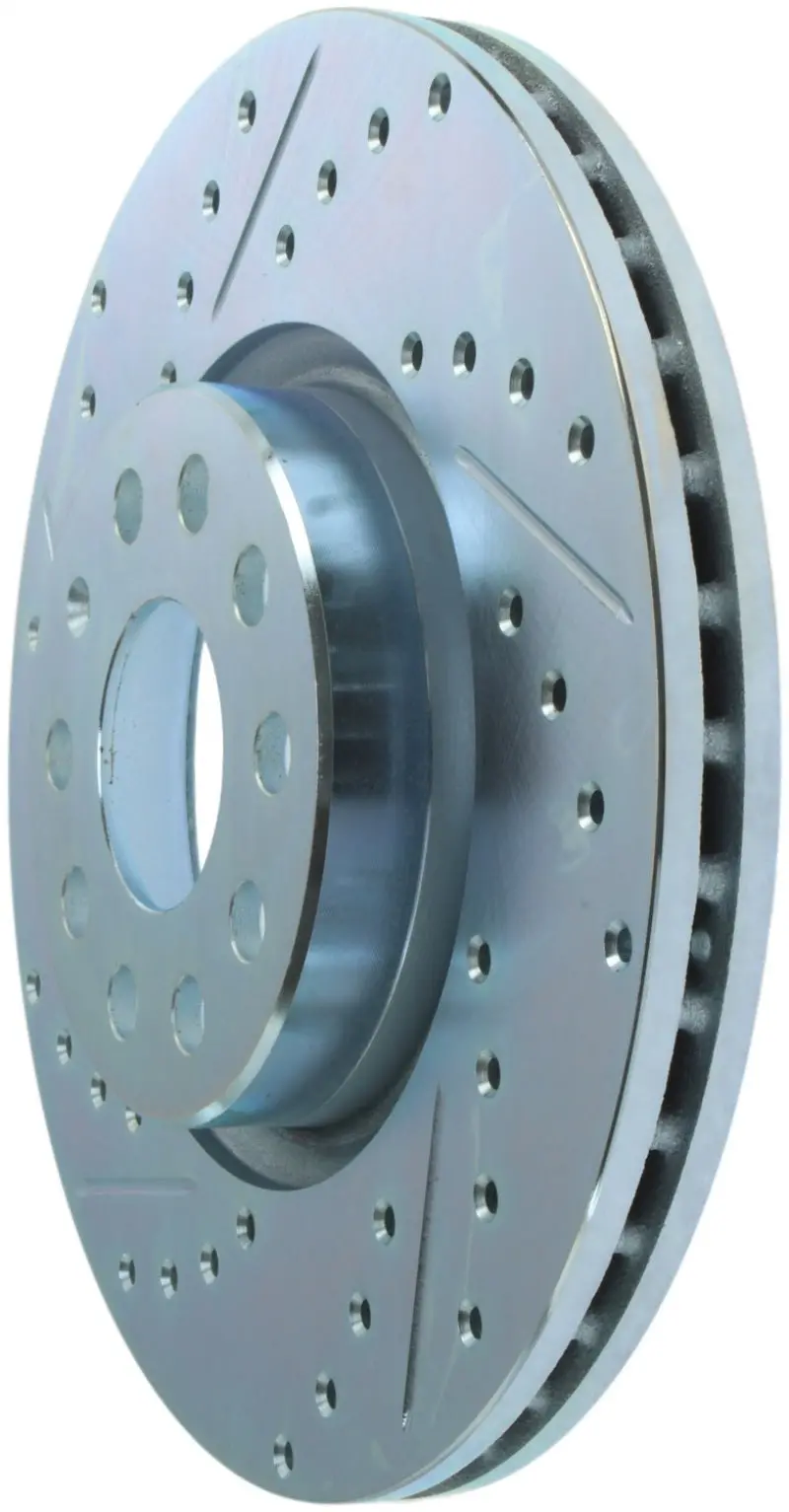 Stoptech Select Sport 06-17 Volkswagen Jetta Slotted & Drilled Front Right Rotor 1