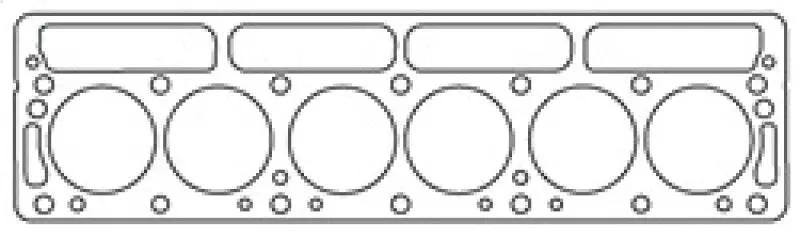 Cometic Triumph Tr6 76Mm .043 Inch Copper 6-Cylinder Head Gasket 1