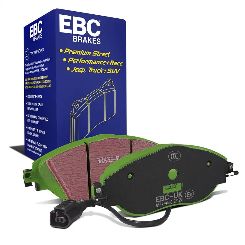 Ebc 12+ Volkswagen Cc 3.6 Greenstuff Front Brake Pads 1