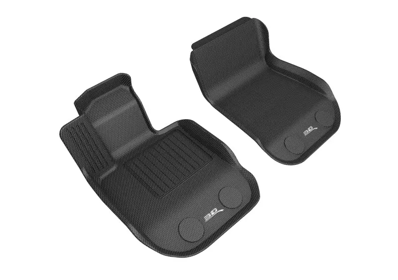 3D Maxpider 2020 Toyota Supra Kagu 1St Row Floormat - Black 1