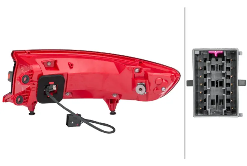 Hella 2015-2018 Porsche Macan Left Outer Tail Light 1