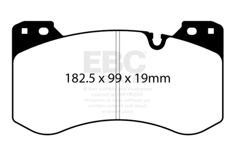 Ebc 2021+ Bmw M3/M4 3.0Tt (G80/G82/G83) Yellowstuff Front Brake Pads 1