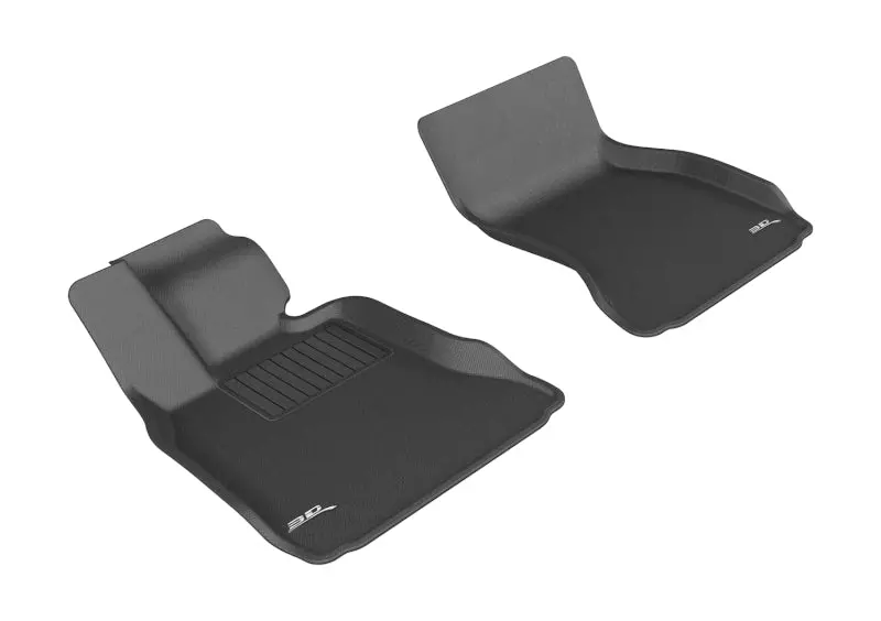 3D Maxpider 2009-2015 Bmw 7 Series/Li F01/F02/F04 Kagu 1St Row Floormat - Black 1
