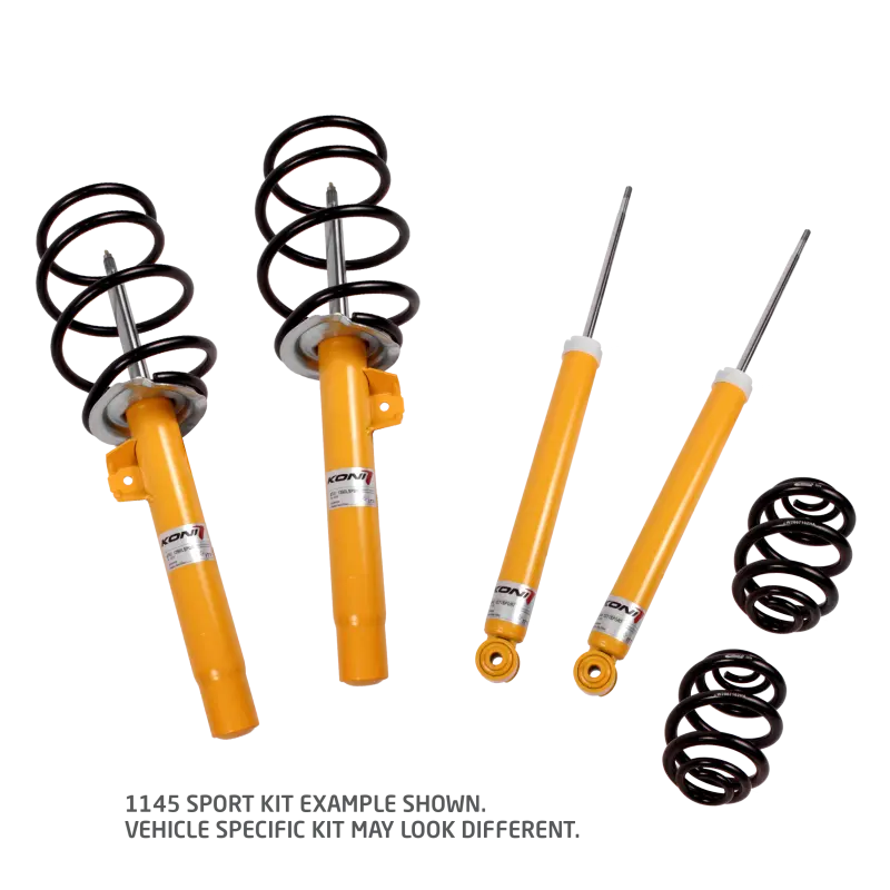 Koni 1145 Sport Kit 09-13 Audi A4 2.0 Sedan Fwd & Quattro 1