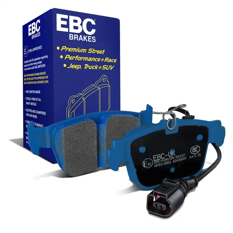 Ebc 2022+ Volkswagen Gti/Golf R 2.0T (Mk8) Bluestuff Rear Brake Pads 1