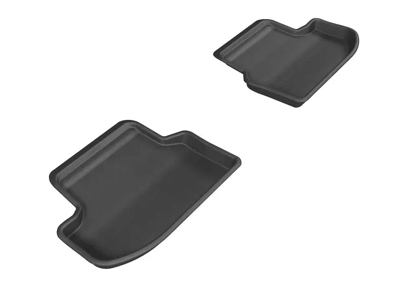 3D Maxpider 2015-2020 Bmw 5 Series F10 Kagu 2Nd Row Floormats - Black 1