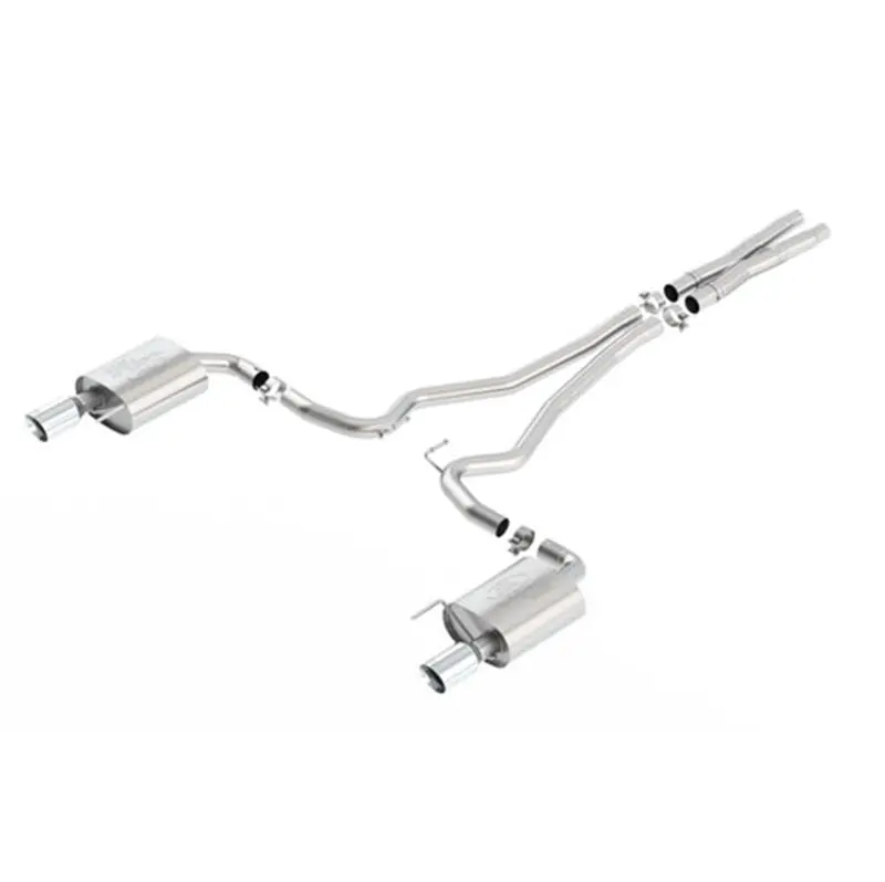 Ford Racing 2015 Mustang 5.0L Touring Cat-Back Exhaust System Chrome (No Drop Ship) 1