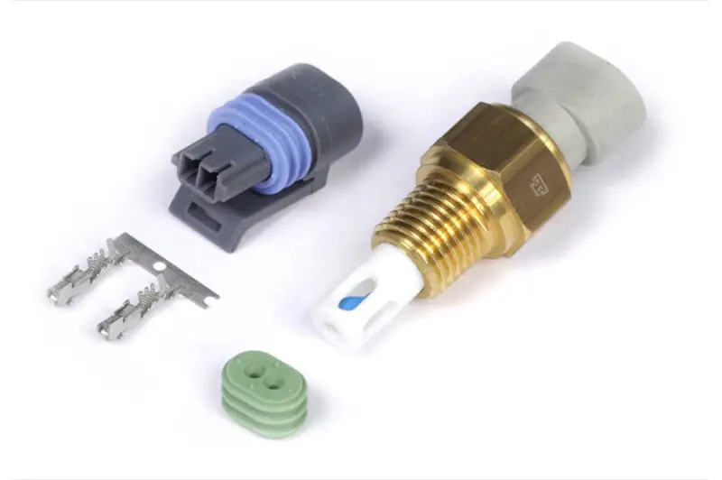 Haltech Nissan Z32 300Zx Air Temp Sensor 1/4 Npt Thread (Incl Delphi Plug & Pins) 1