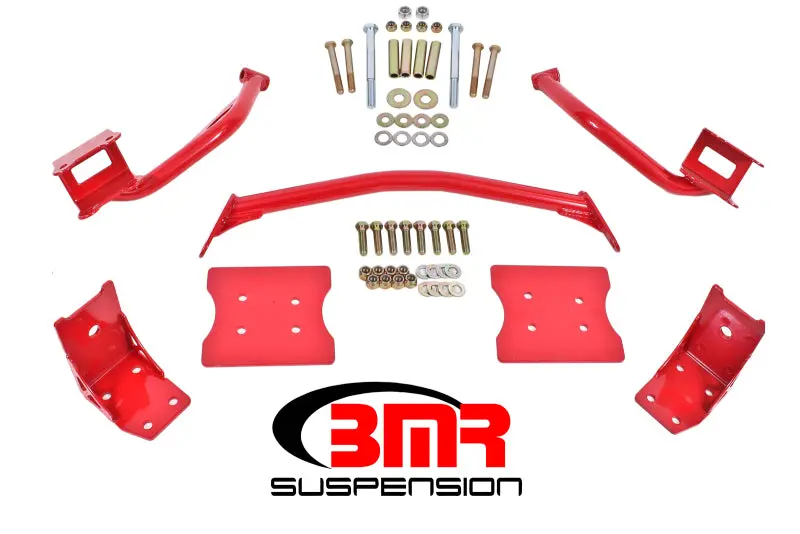 Bmr 79-04 Fox Mustang Torque Box Reinforcement Plate Kit(Tbr005r And Tbr003r) - Red 1