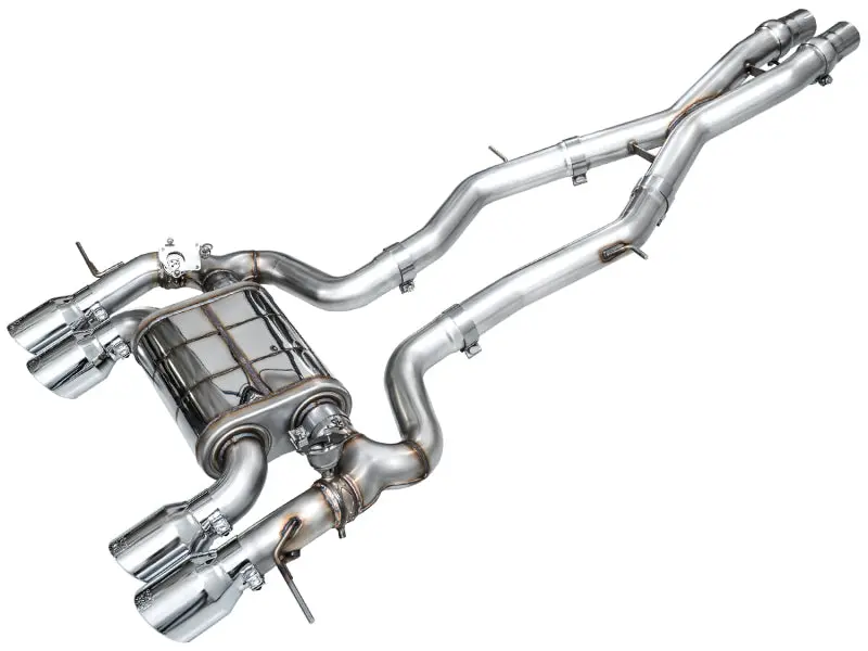 Awe Tuning 23-24 Bmw G87 M2 Switchpath Edition Exhaust - Chrome Silver Tips 1