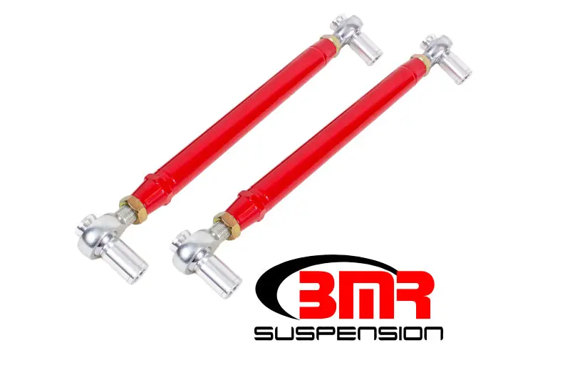 Bmr 99-04 Mustang Chrome Moly Lower Control Arms W/ Double Adj. Rod Ends - Red 1