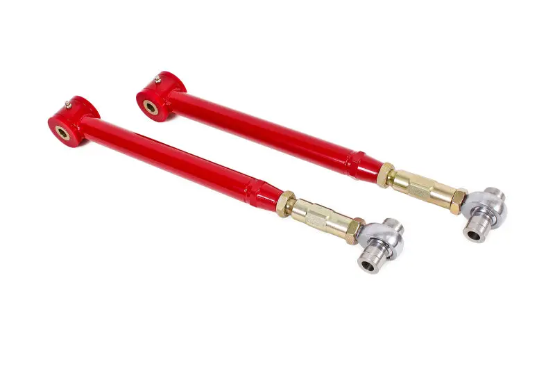 Bmr 05-14 S197 Mustang On-Car Adj. Lower Control Arms / Rod End Combo (Polyurethane) - Red 1