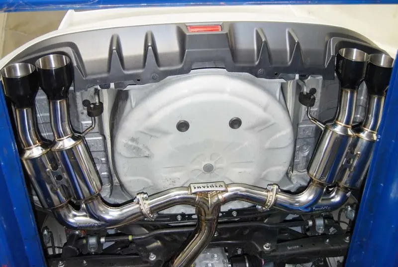 Invidia 2015+ Subaru Wrx / Sti Gemini/R400 Single Layer Quad Black Tip Cat-Back Exhaust 1