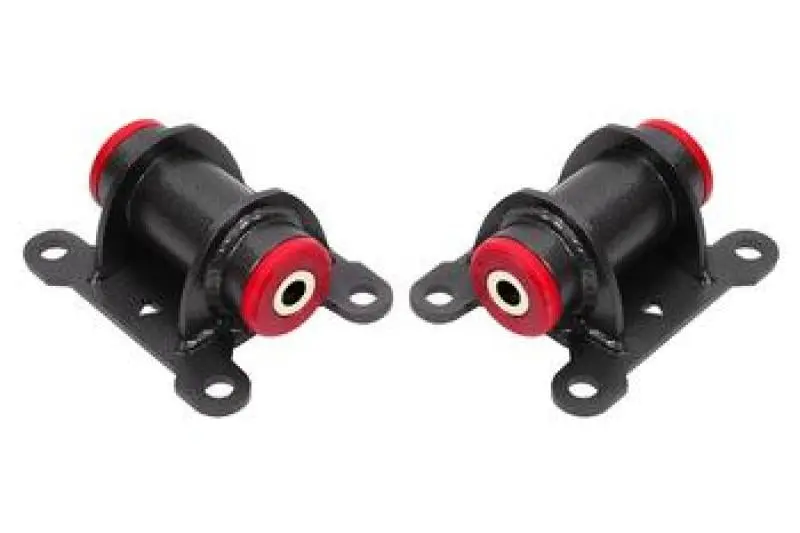 Bmr 98-02 Chevrolet Camaro Motor Mount Kit (Steel) W/ Poly Bushings - Black Hammertone 1