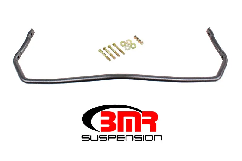 Bmr 78-87 G-Body Rear Solid 1.0In Sway Bar Kit - Black Hammertone 1