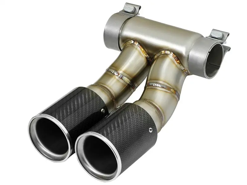 Afe Power 13-14 Porsche Cayman S / Boxster S Carbon Fiber Exhaust Tip Upgrade 1