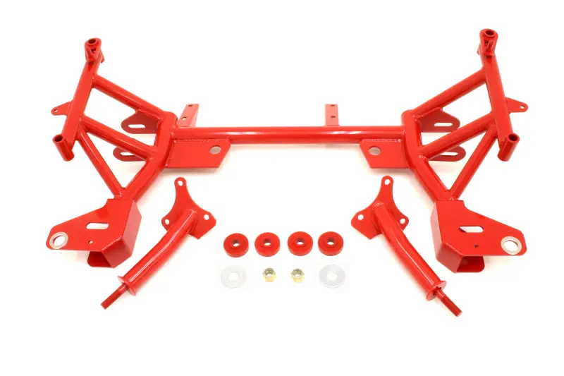 Bmr 93-02 F-Body K-Member W/ Sbc/Bbc Motor Mounts And Pinto Rack Mounts - Red 1