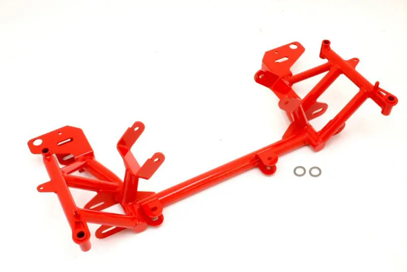 Bmr 98-02 4Th Gen F-Body K-Member W/ Ls1 Motor Mounts And Std. Rack Mounts - Red 1