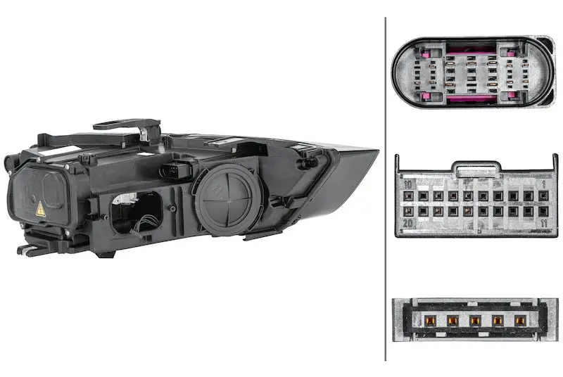 Hella 2015-2018 Audi Q3 Bi-Xenon Headlight Assembly 1