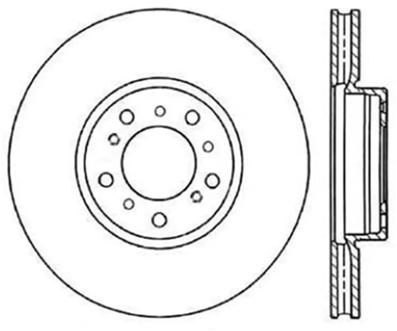 Stoptech Slotted & Drilled Sport Brake Rotor 1