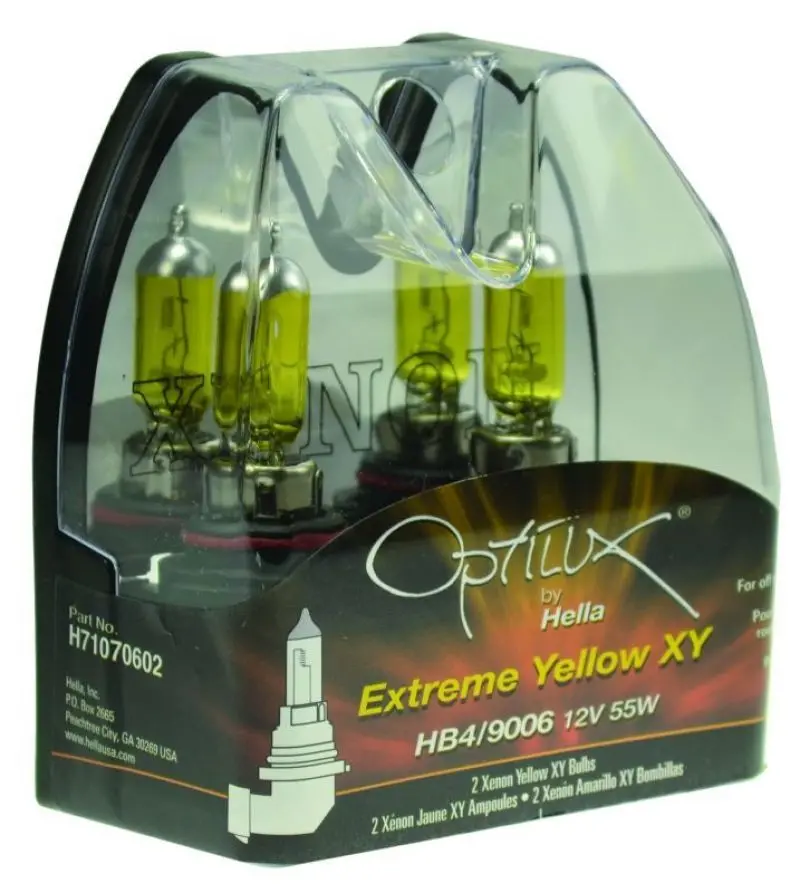 Hella Optilux Hb4 9006 12V/55W Xy Xenon Yellow Bulb 1