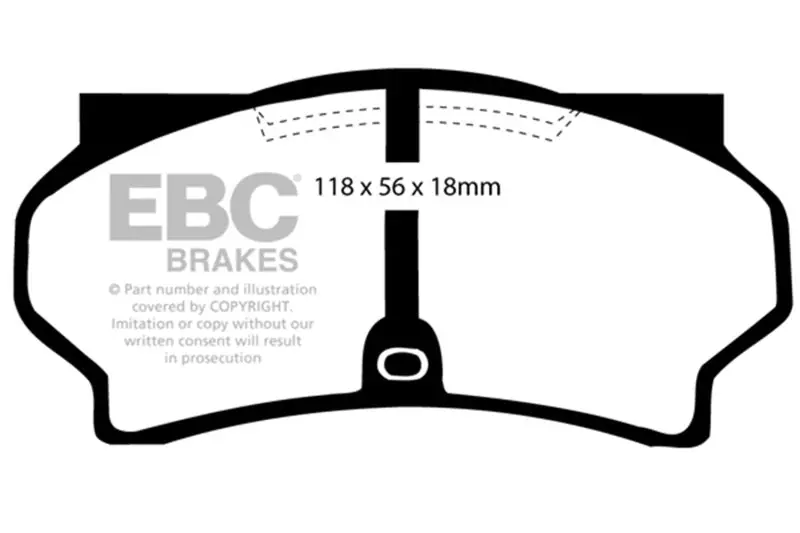 Ebc 11-16 Bmw Z4 E89 Ultimax Front Brake Pads 1
