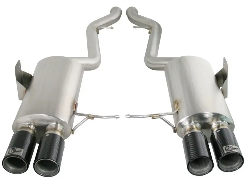 Afe Machforce Xp Exhaust Cat-Back 2.5In Dia Carbon Fiber Tips Ss-304 08-13 Bmw M3 (E90) V8 4.0L 1