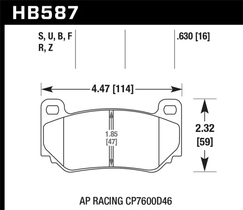 Hawk 2002-2004 Audi A6 (Front Rotors 320Mm) Hps 5.0 Rear Brake Pads 2