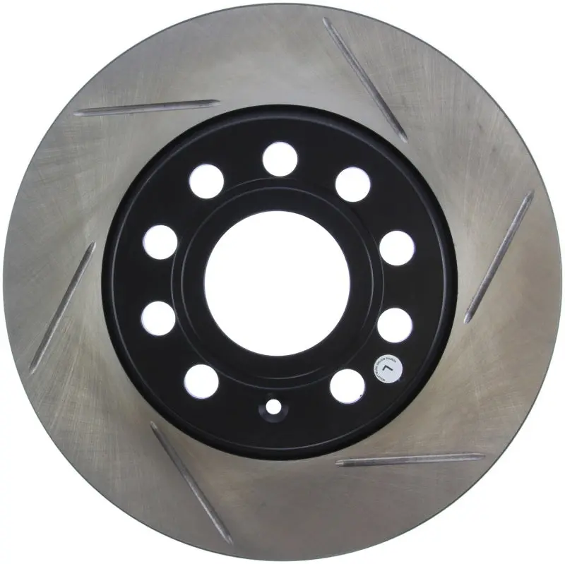 Stoptech Power Slot Volkswagen Gti Rear Left Slotted Rotor 1