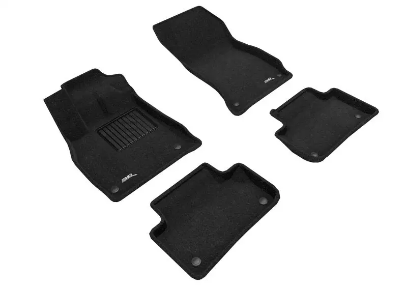 3D Maxpider 18-23 Audi Q5/Sq5 (Fy/80A) / 21-23 Q5 Phev Elegant Floor Liner R1 & R2 - Black 1