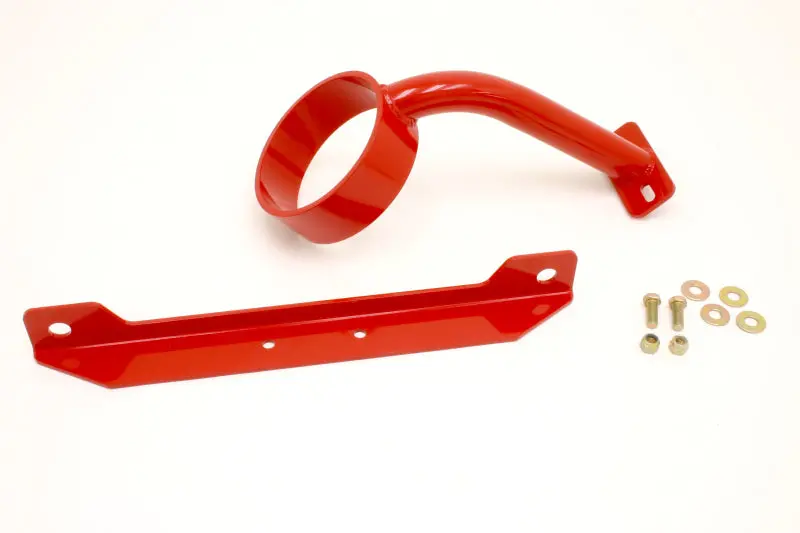 Bmr 05-10 S197 Mustang Front Driveshaft Safety Loop - Red 1